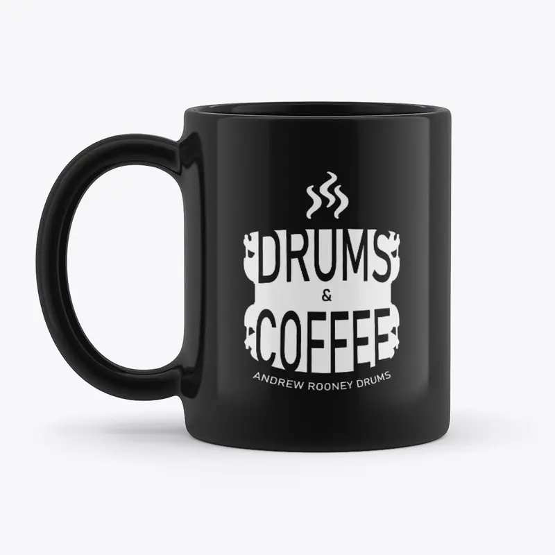 Drums & Coffee Mug 2.0 BLACK